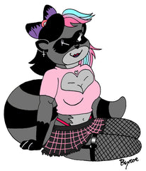 Lovelace Pastel Goth sticker